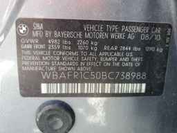 2011 BMW 5 series