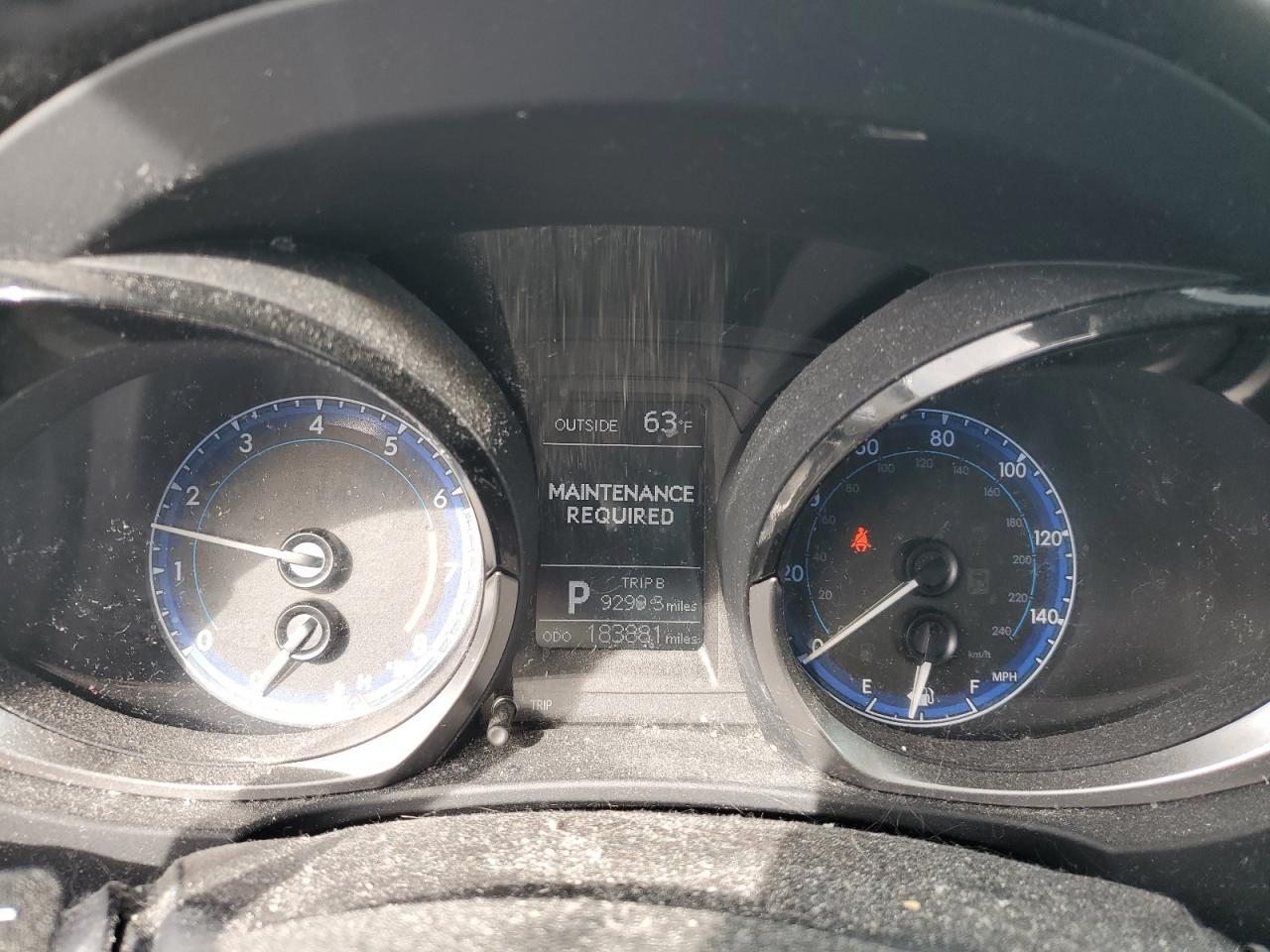 2016 TOYOTA COROLLA