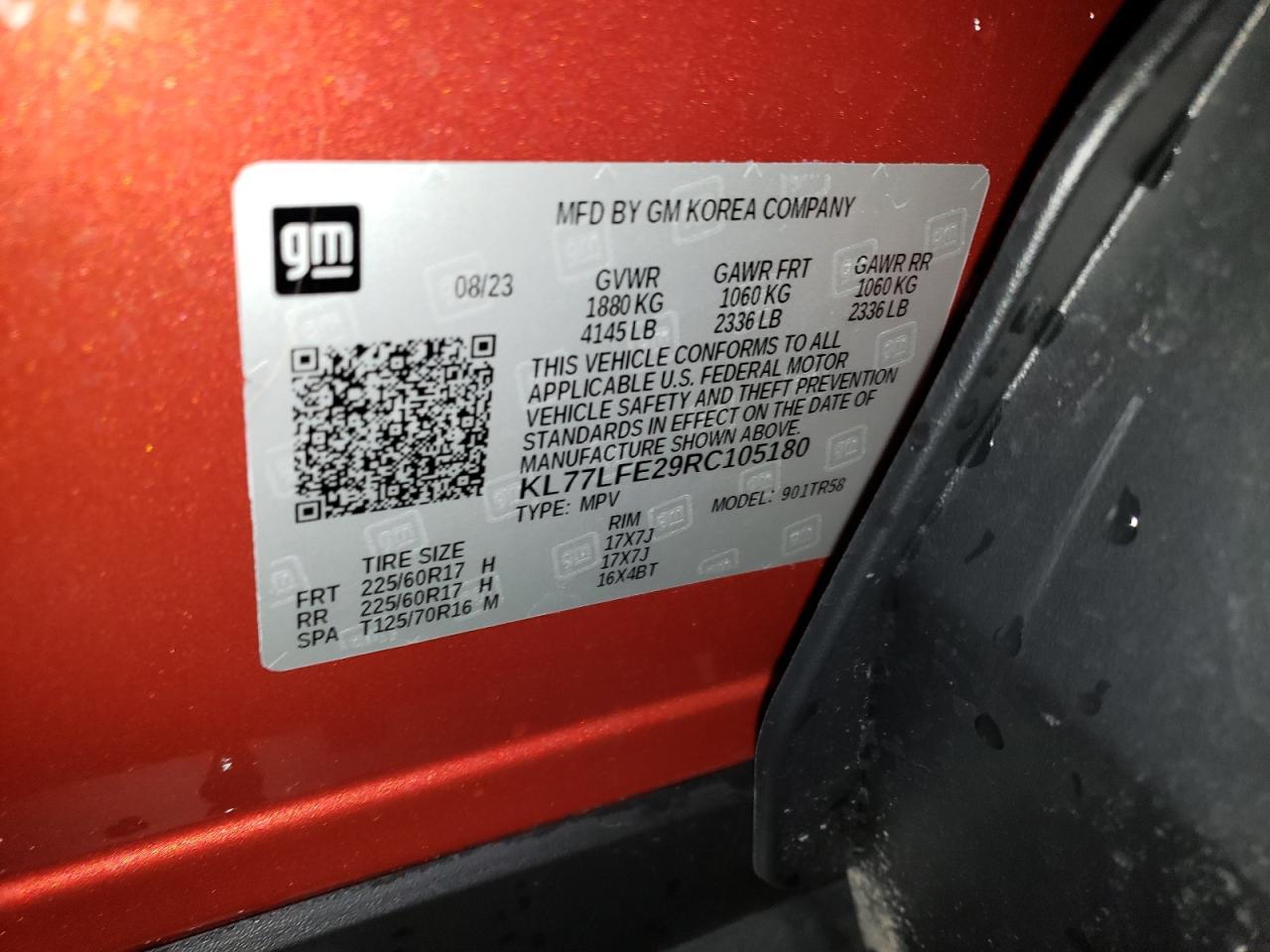 2024 CHEVROLET TRAX