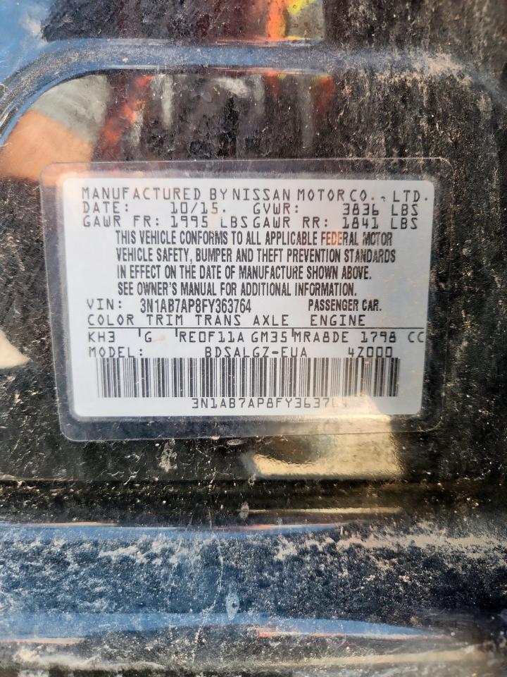 2015 NISSAN SENTRA