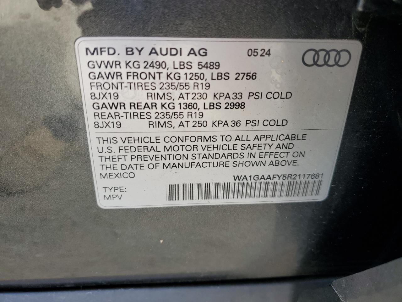 2024 AUDI Q5