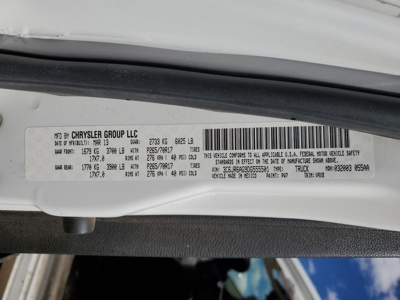 2013 RAM 1500