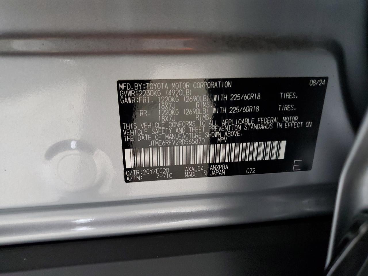 2024 TOYOTA RAV4