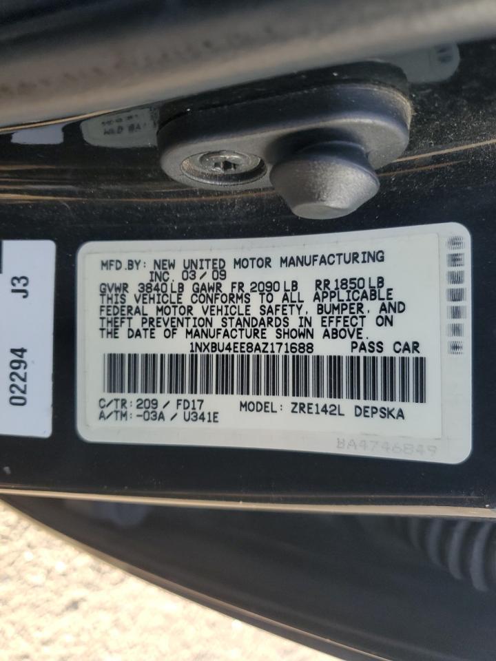 2010 TOYOTA COROLLA