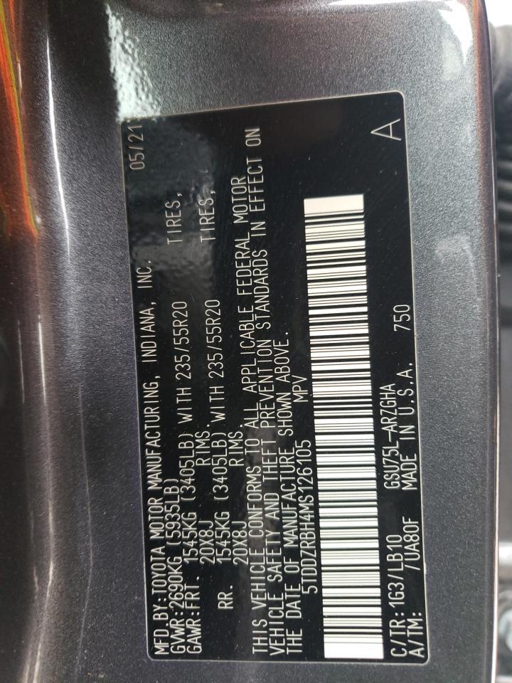 2021 TOYOTA HIGHLANDER