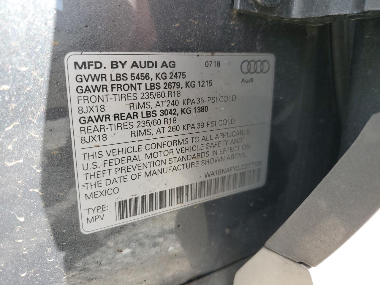 2018 AUDI Q5