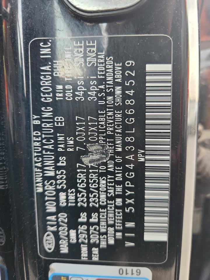 2020 KIA SORENTO