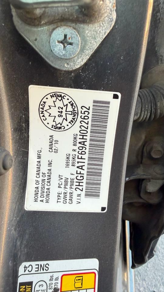 2010 HONDA CIVIC