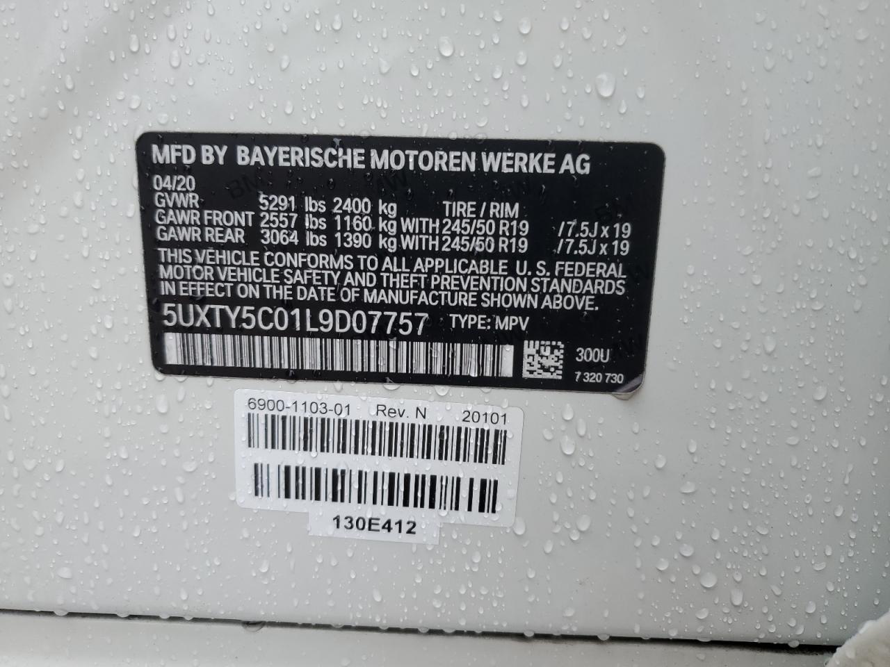 2020 BMW X3