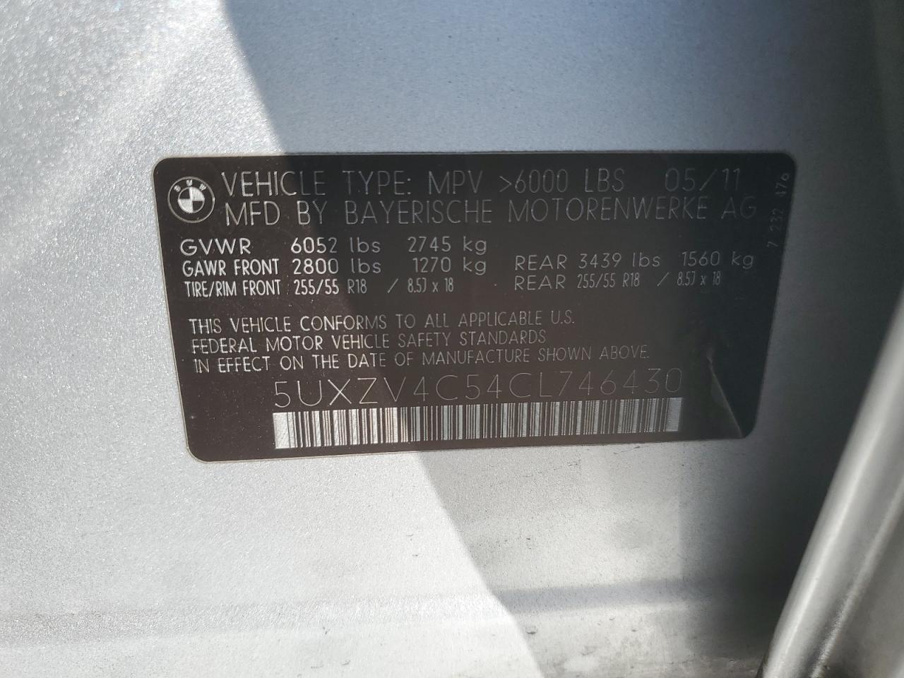 2012 BMW X5
