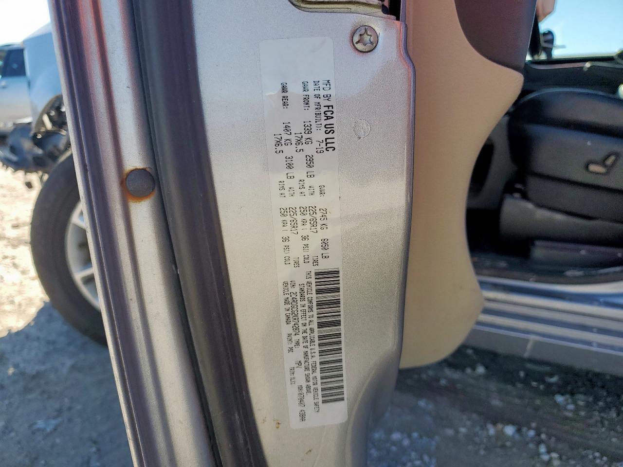 2019 DODGE GRAND CARAVAN