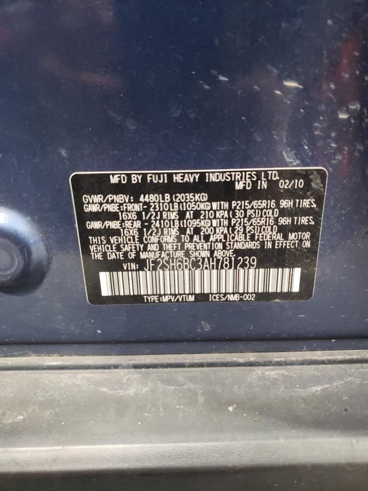 2010 SUBARU FORESTER