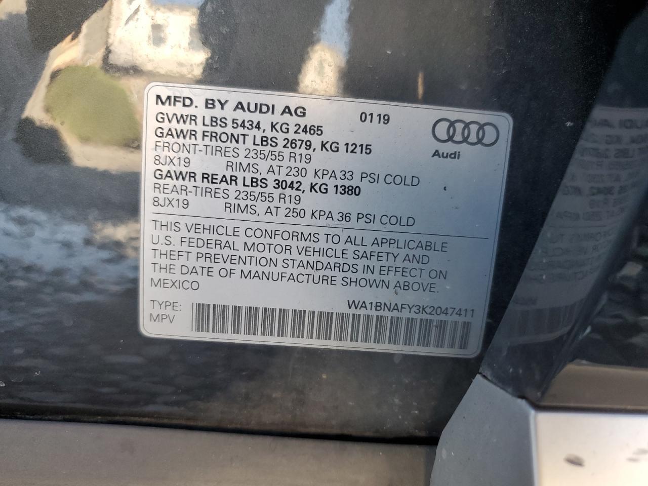 2019 AUDI Q5