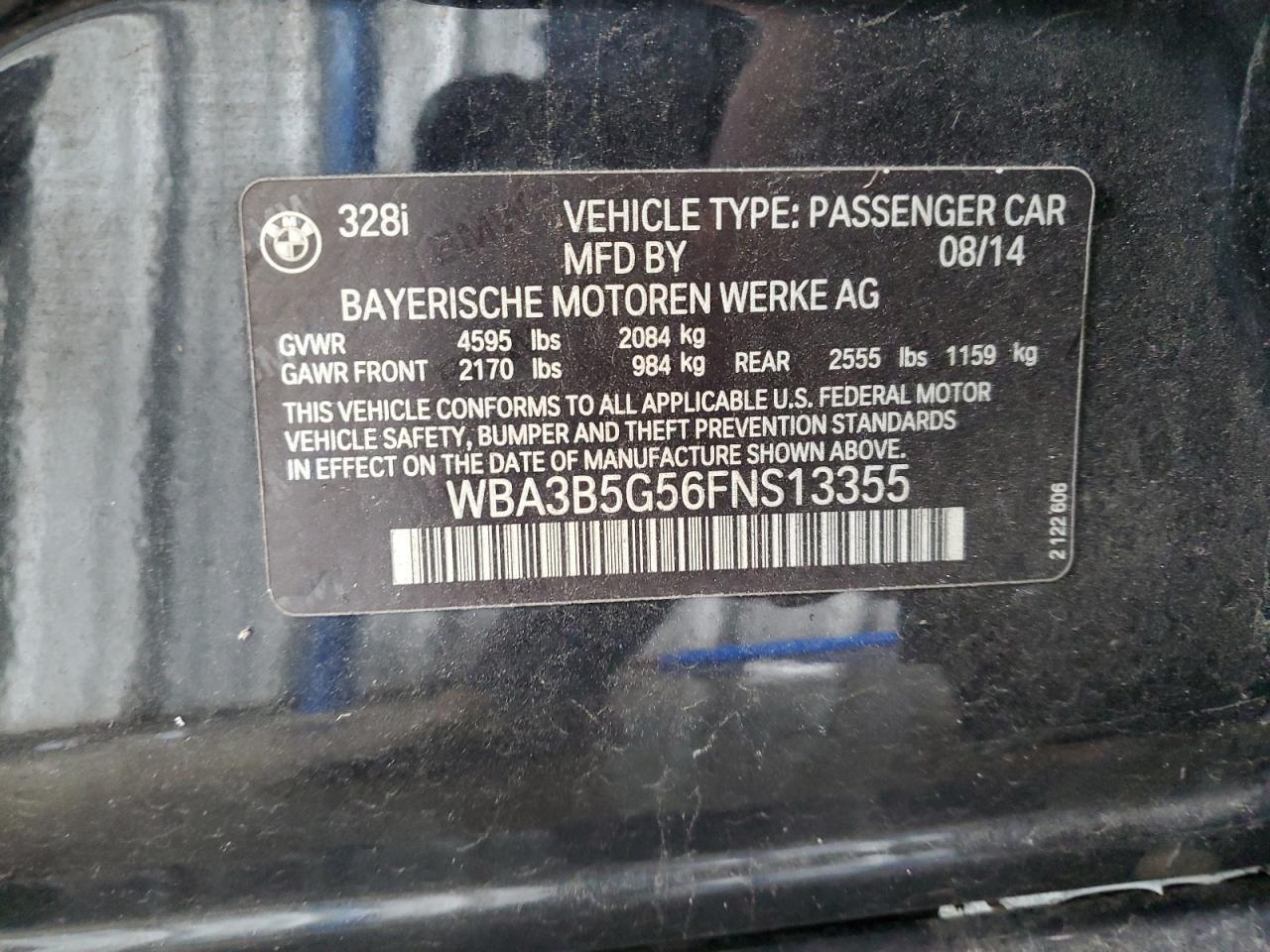 2015 BMW 3 SERIES