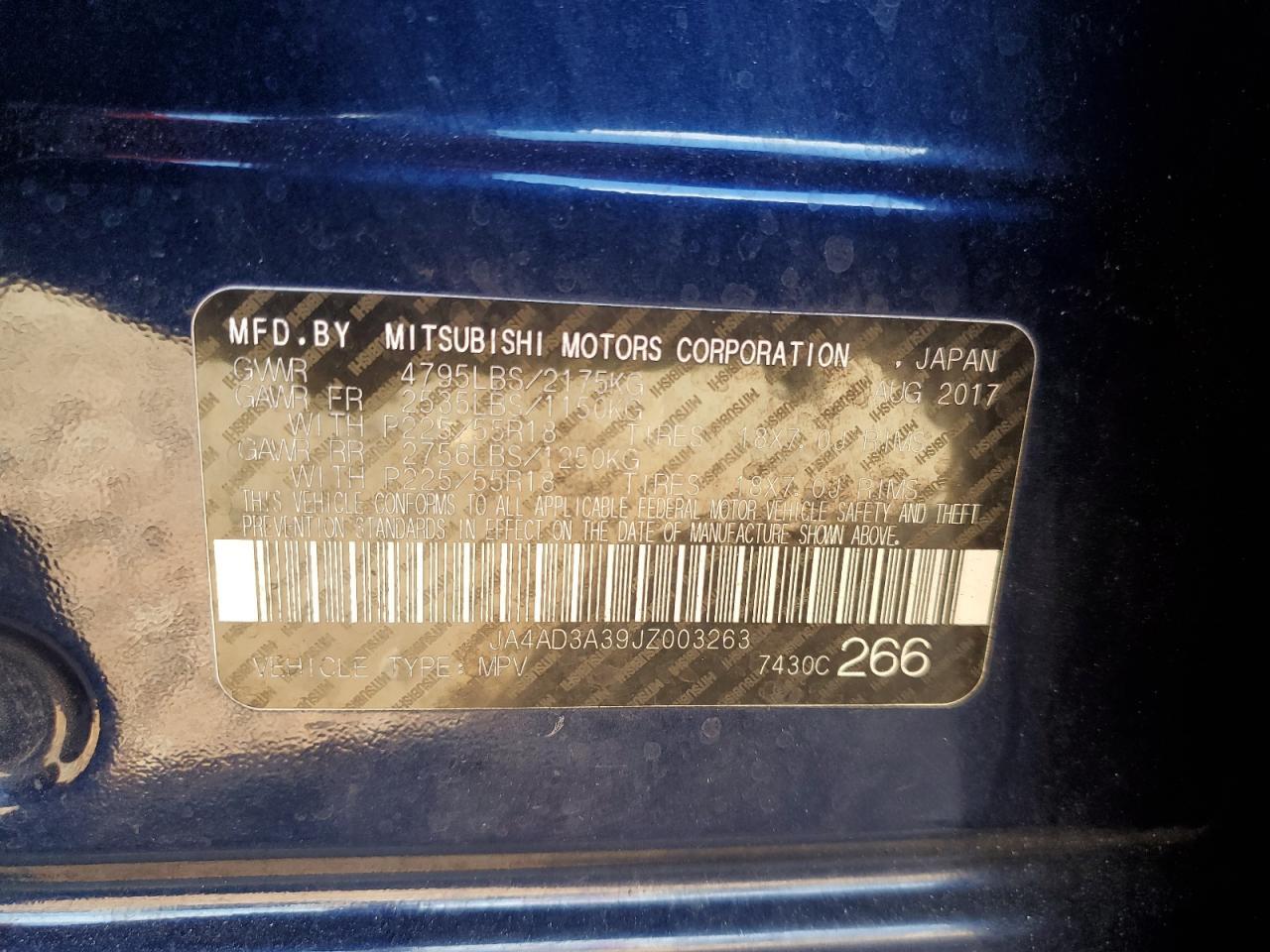 2018 MITSUBISHI outlander