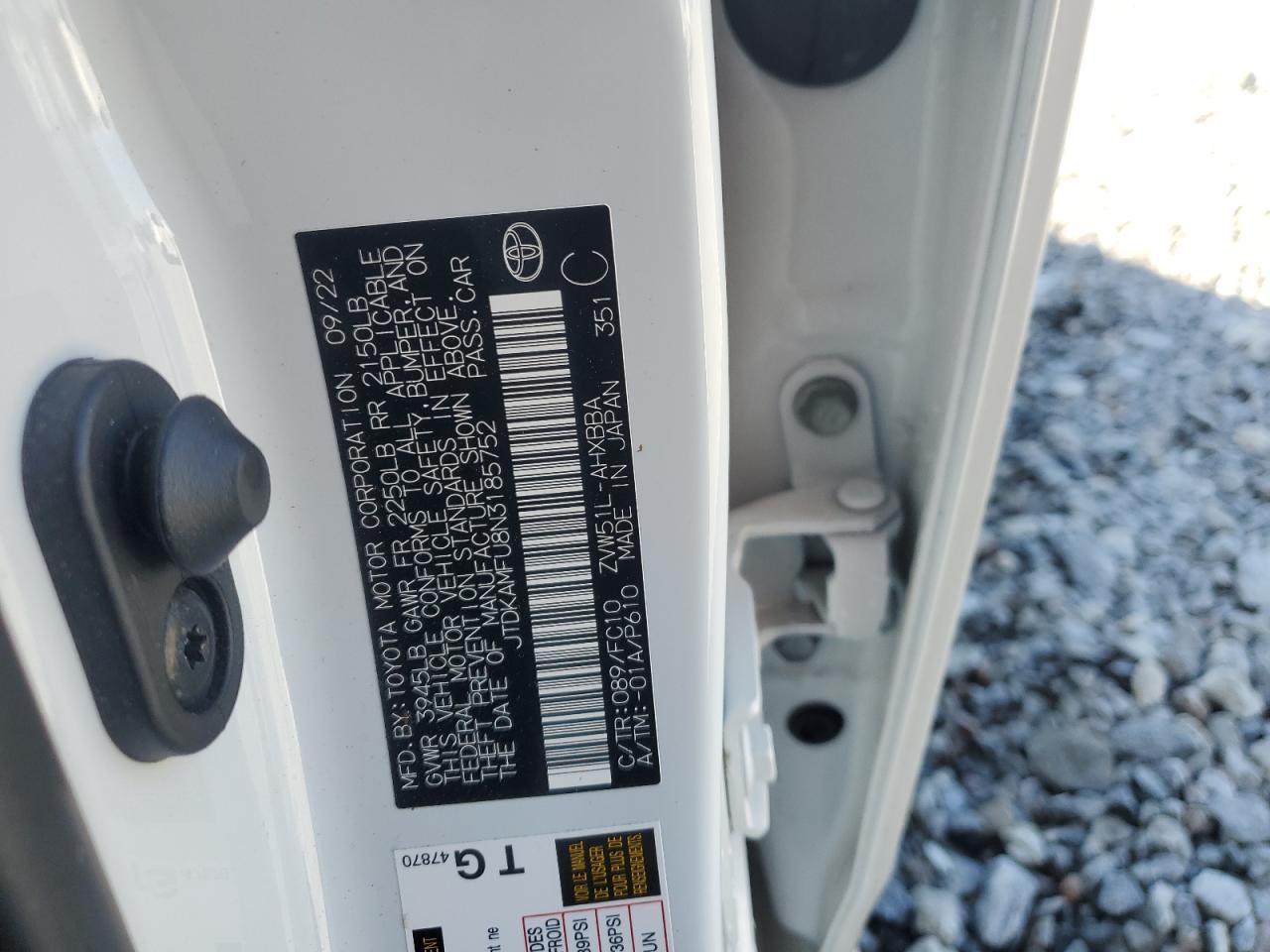 2022 TOYOTA PRIUS