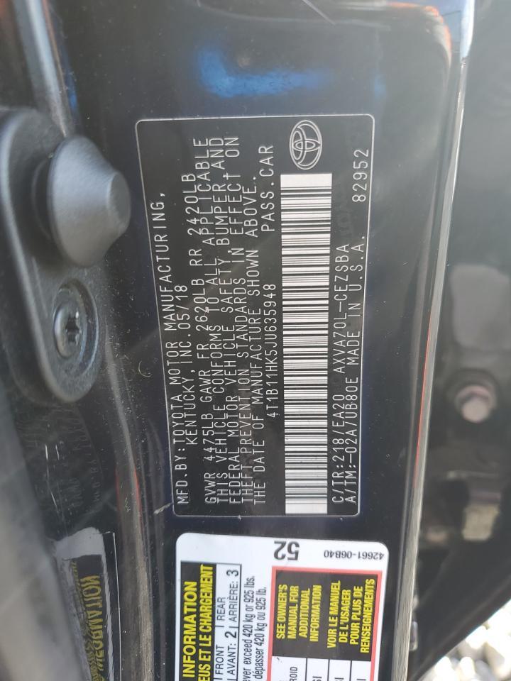 2018 TOYOTA CAMRY