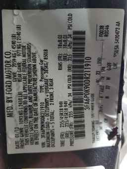 2013 FORD FUSION