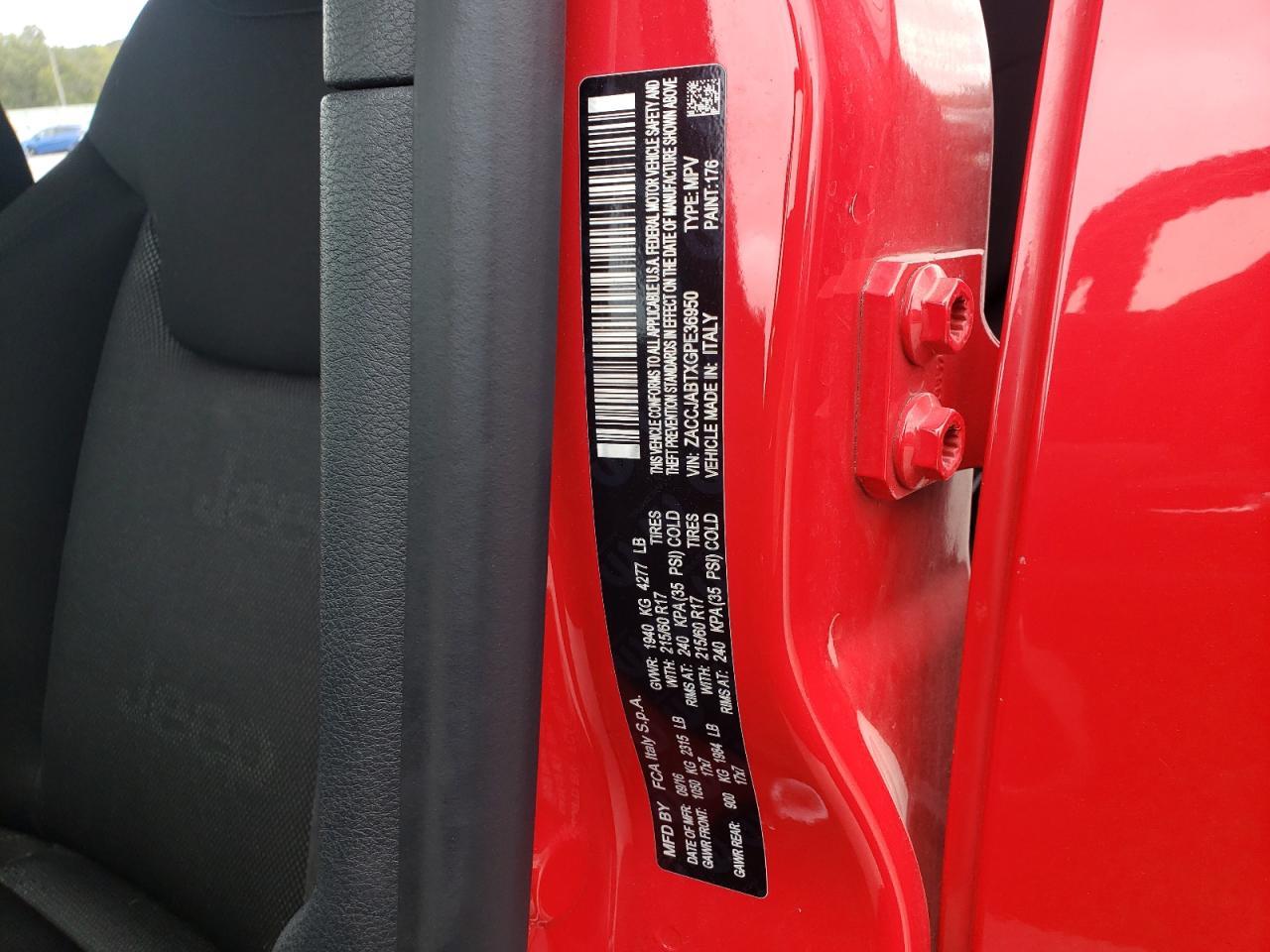 2016 JEEP Renegade