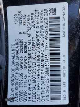 2021 HONDA CIVIC