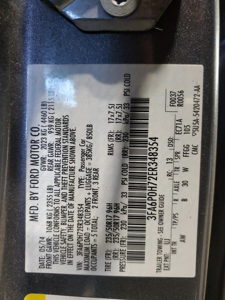 2014 FORD FUSION