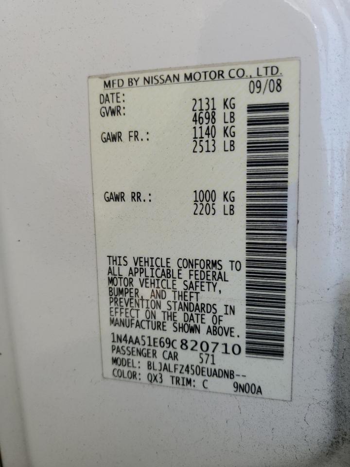 2009 NISSAN Maxima