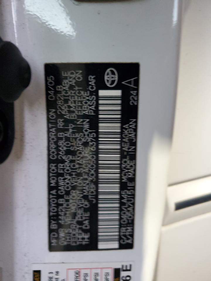 2005 TOYOTA CAMRY