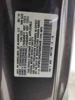 2015 HONDA ODYSSEY