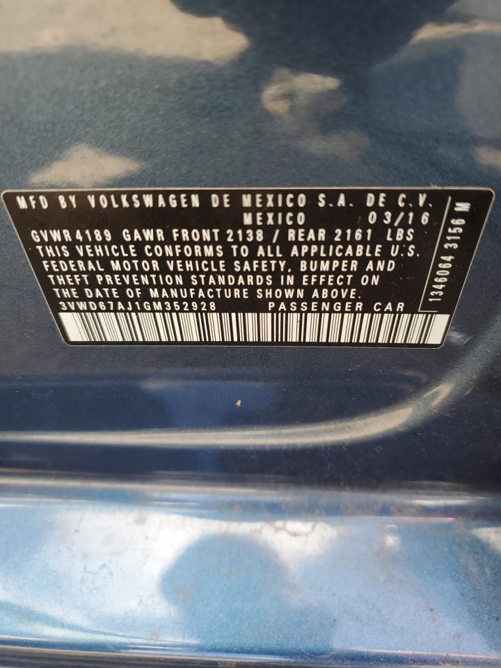 2016 VOLKSWAGEN JETTA