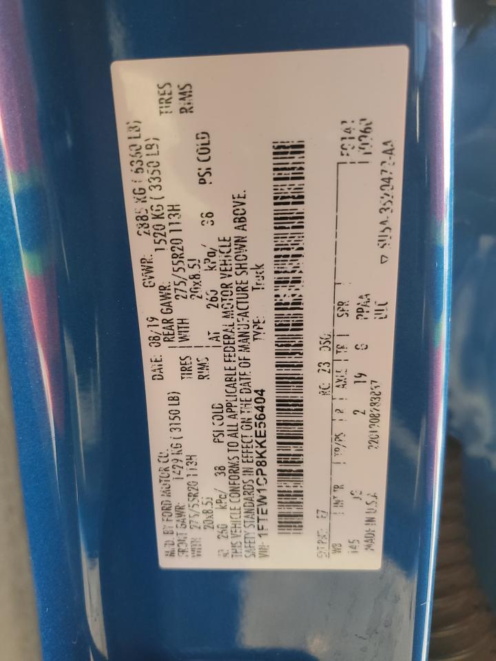2019 FORD F-150