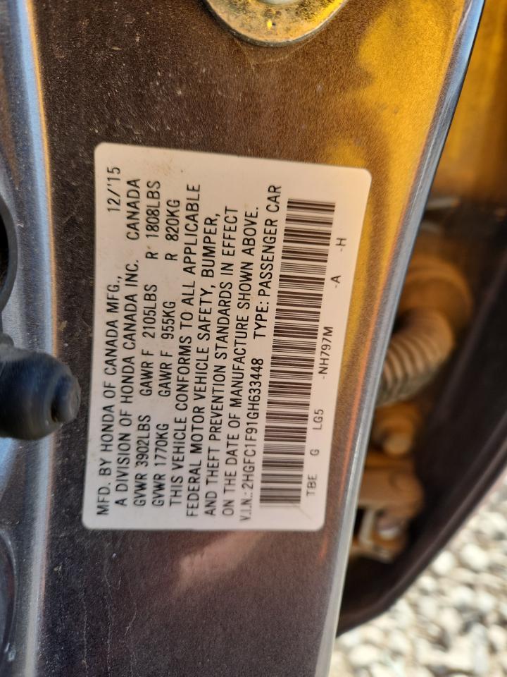 2016 HONDA CIVIC