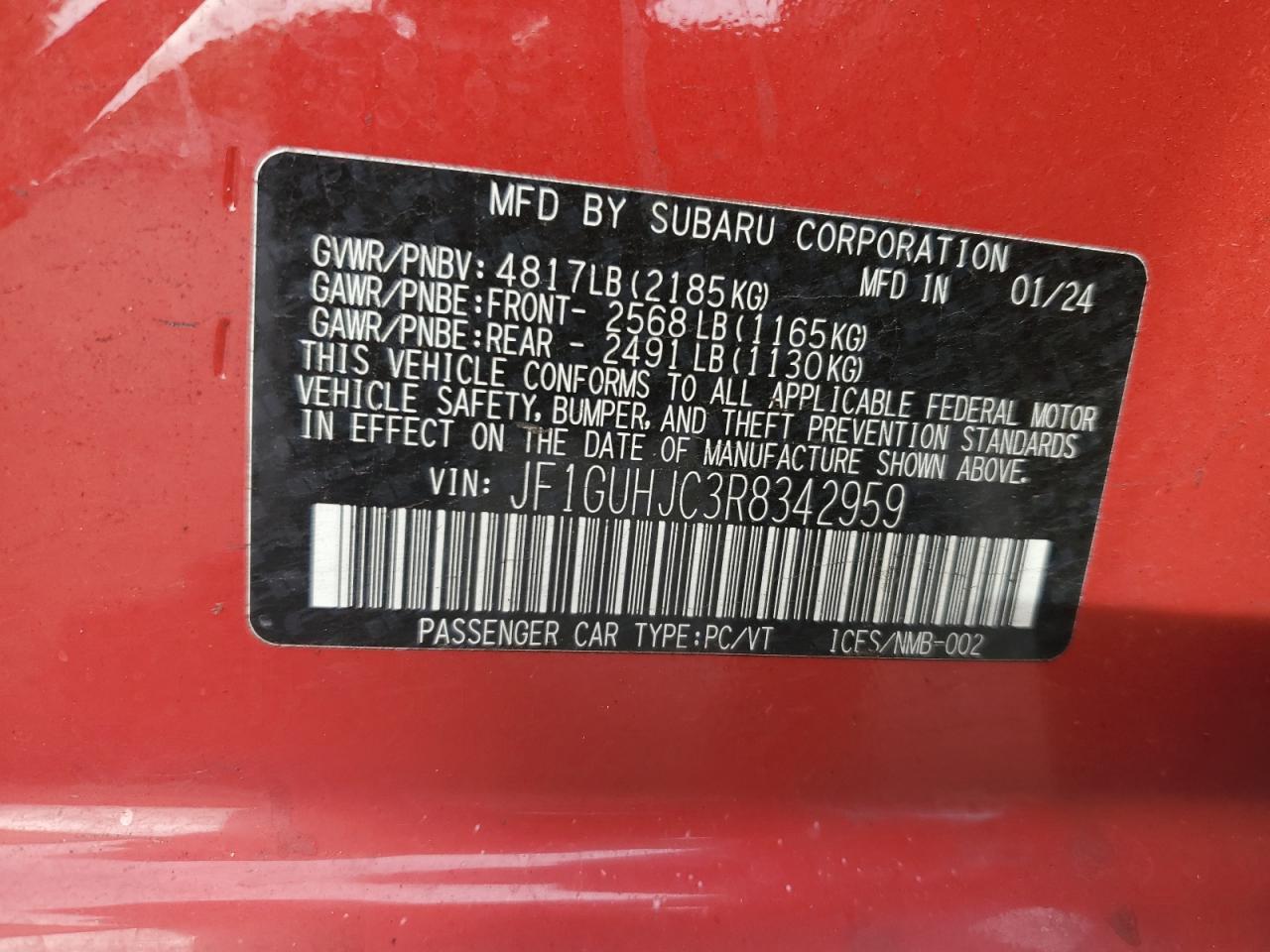 2024 SUBARU IMPREZA