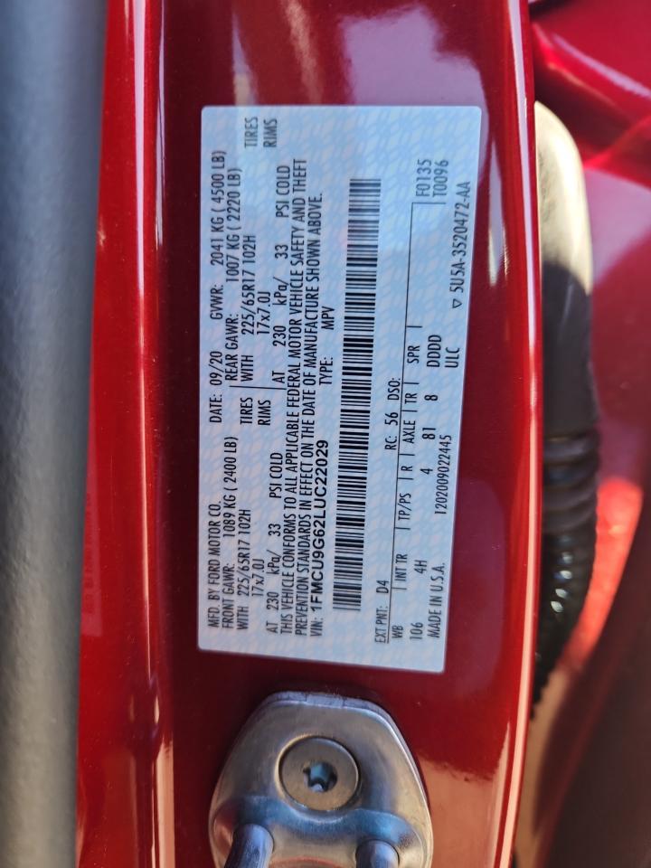 2020 FORD ESCAPE