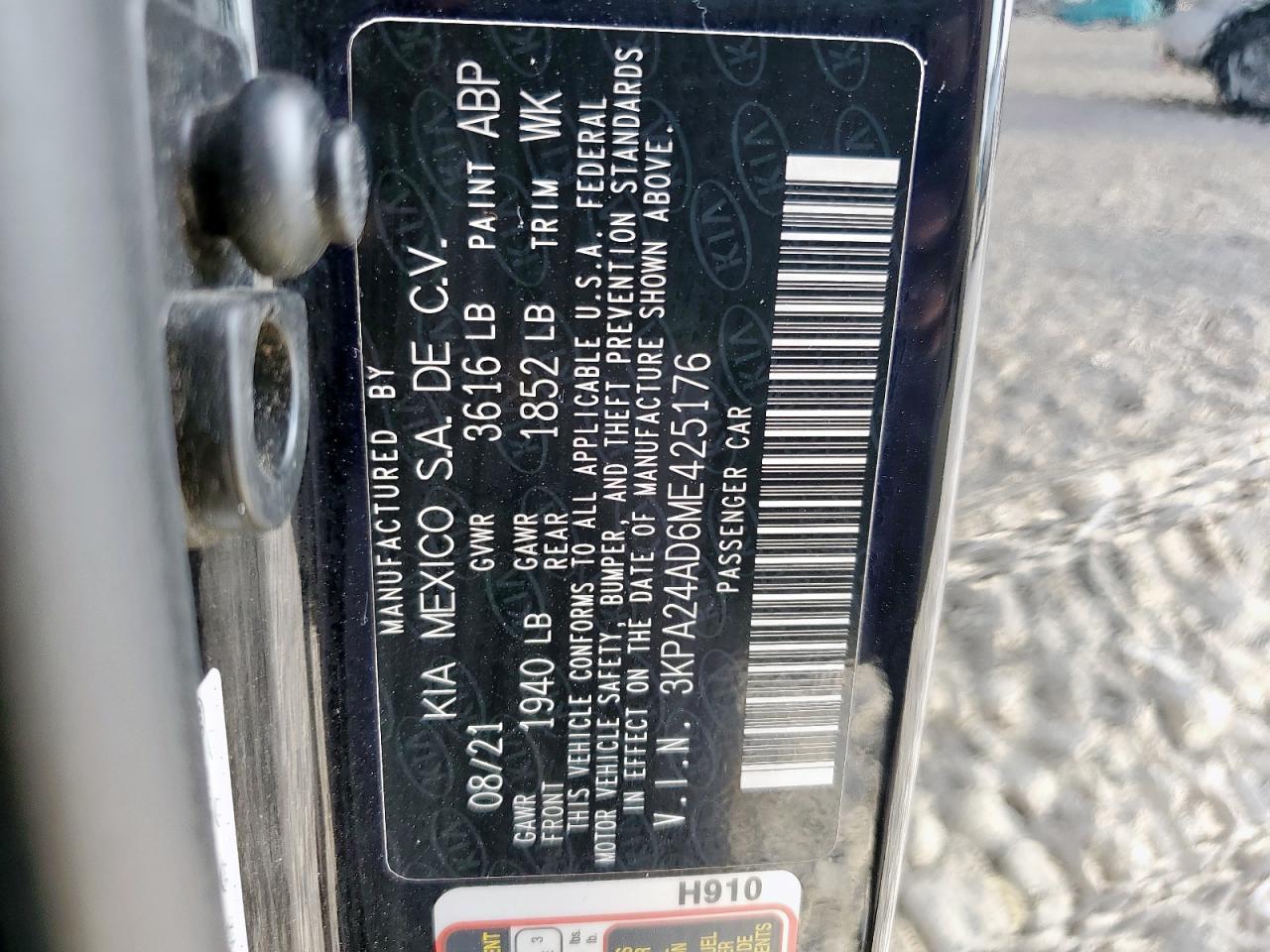2021 KIA RIO