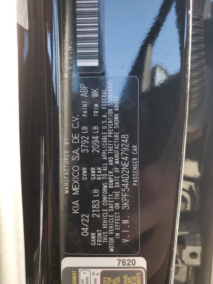 2022 KIA FORTE
