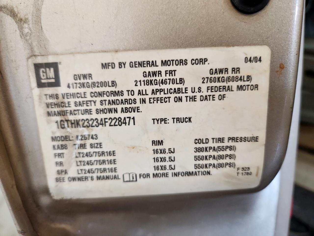 2004 GMC Sierra
