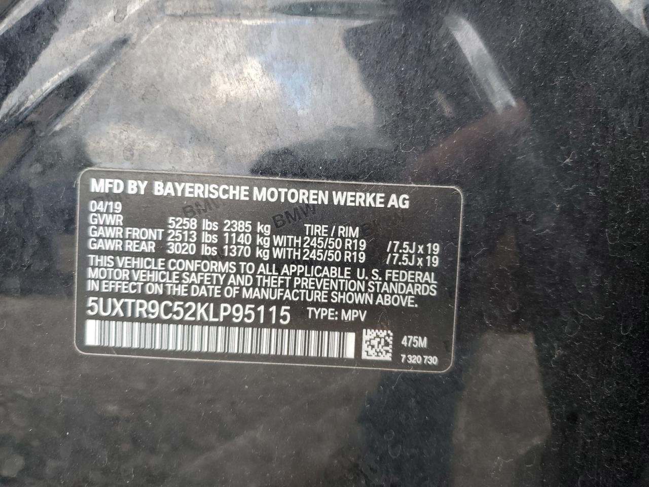 2019 BMW X3