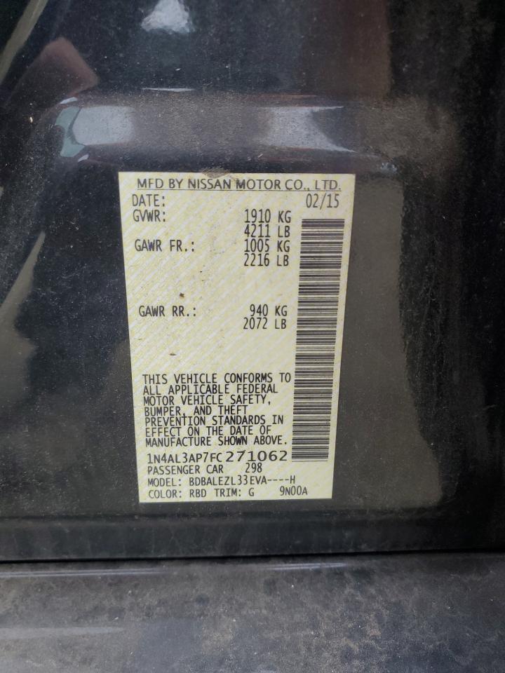 2015 NISSAN ALTIMA