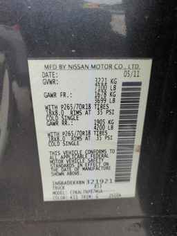 2011 NISSAN Titan