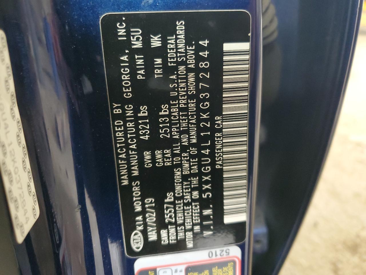 2019 KIA OPTIMA