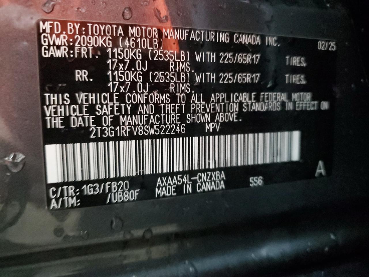 2025 TOYOTA RAV4
