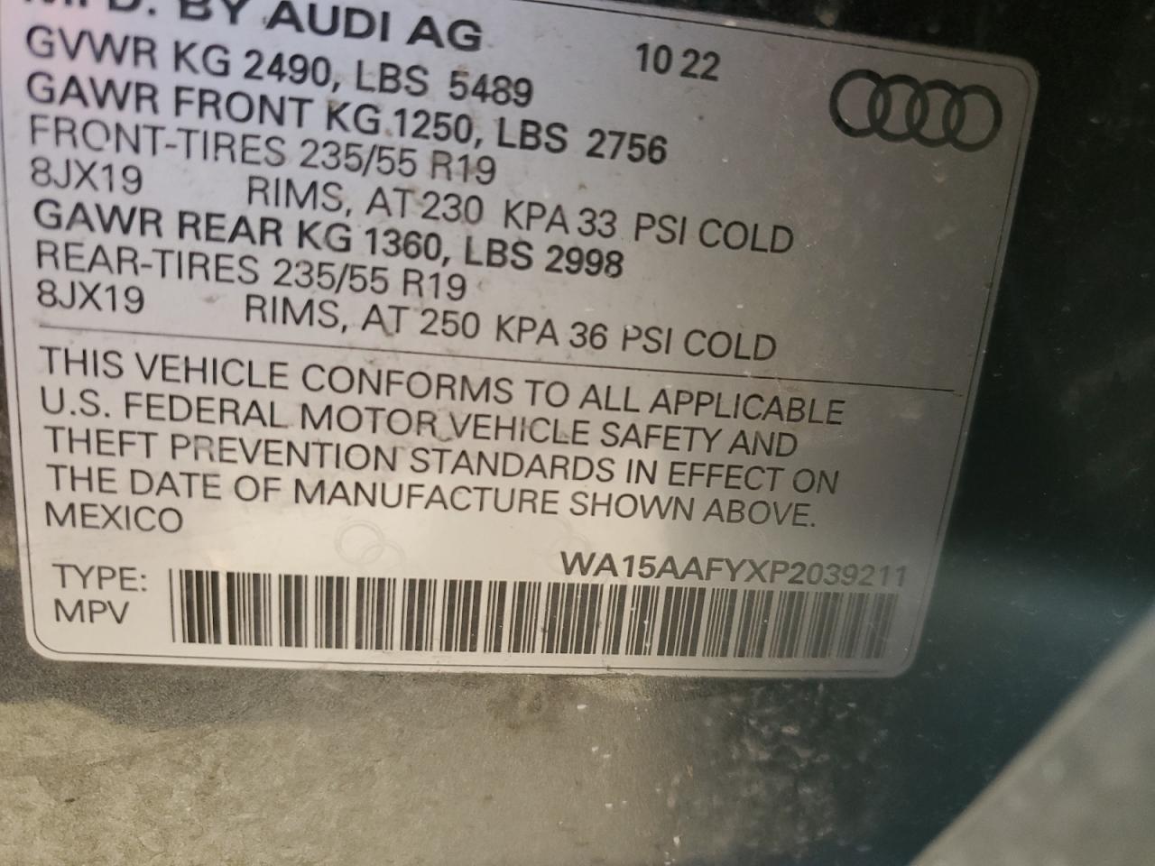 2023 AUDI Q5