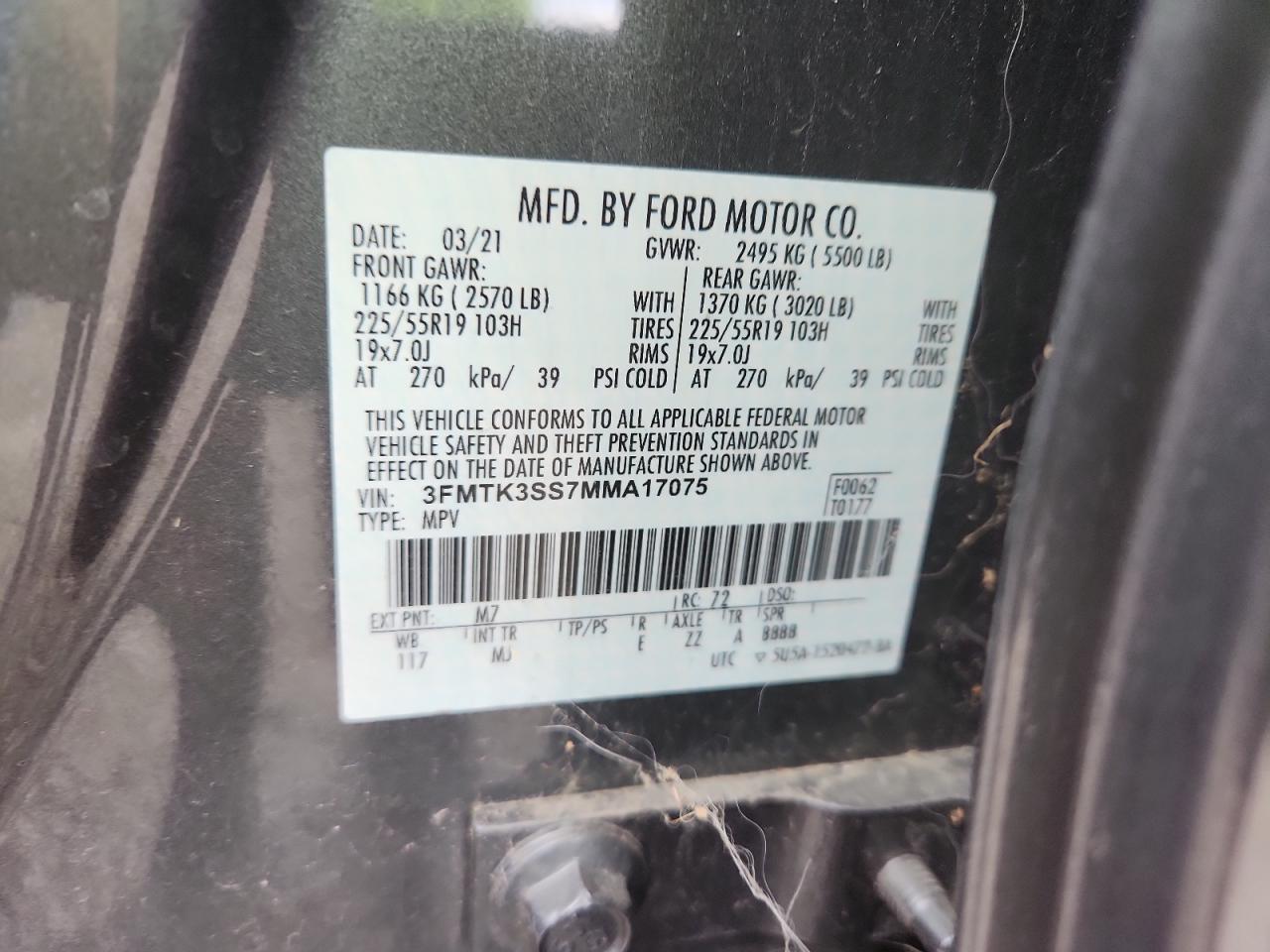 2021 FORD Mustang Mach-E