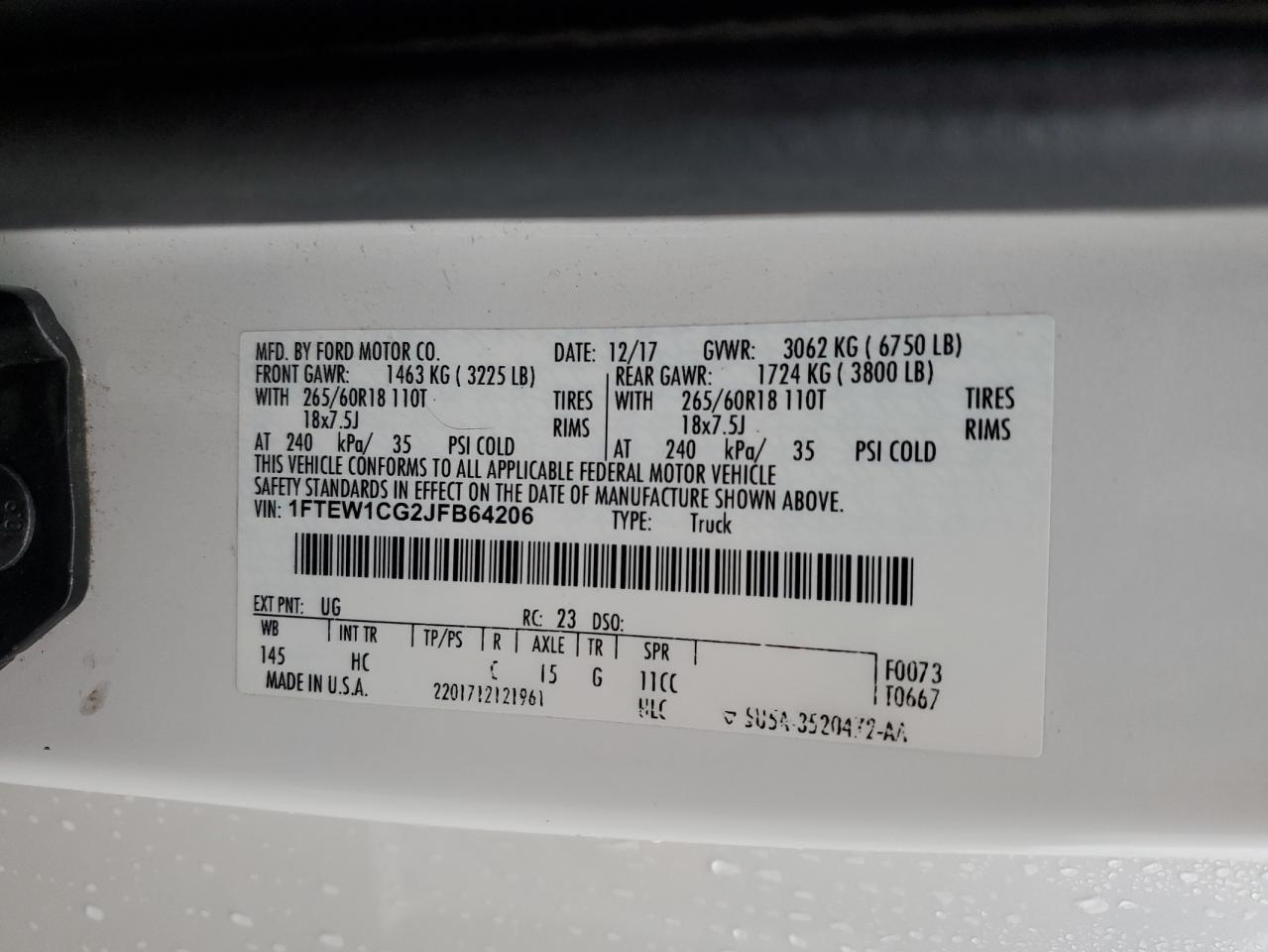 2018 FORD F-150 Lightning