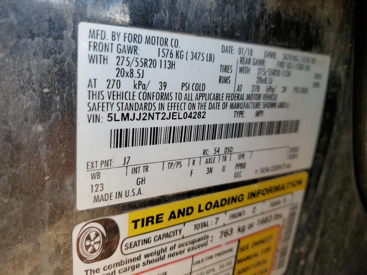 2018 LINCOLN Navigator