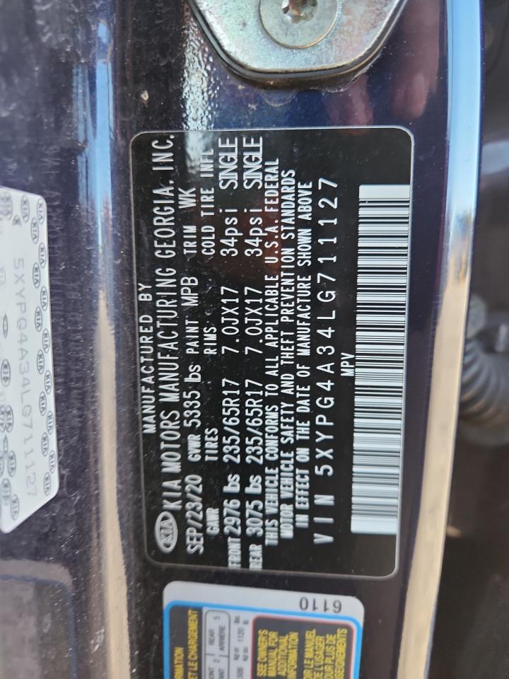 2020 KIA SORENTO