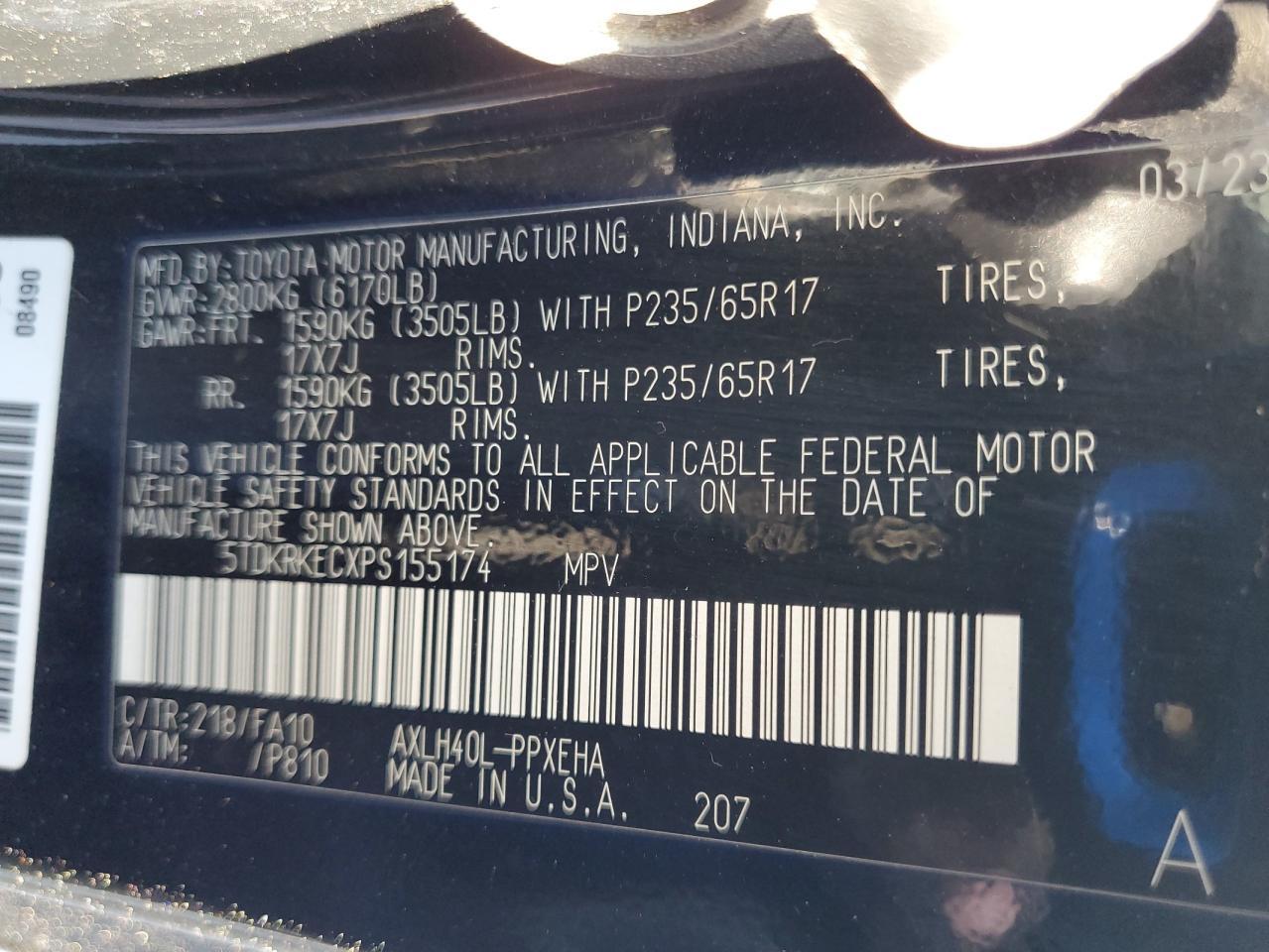 2023 TOYOTA SIENNA