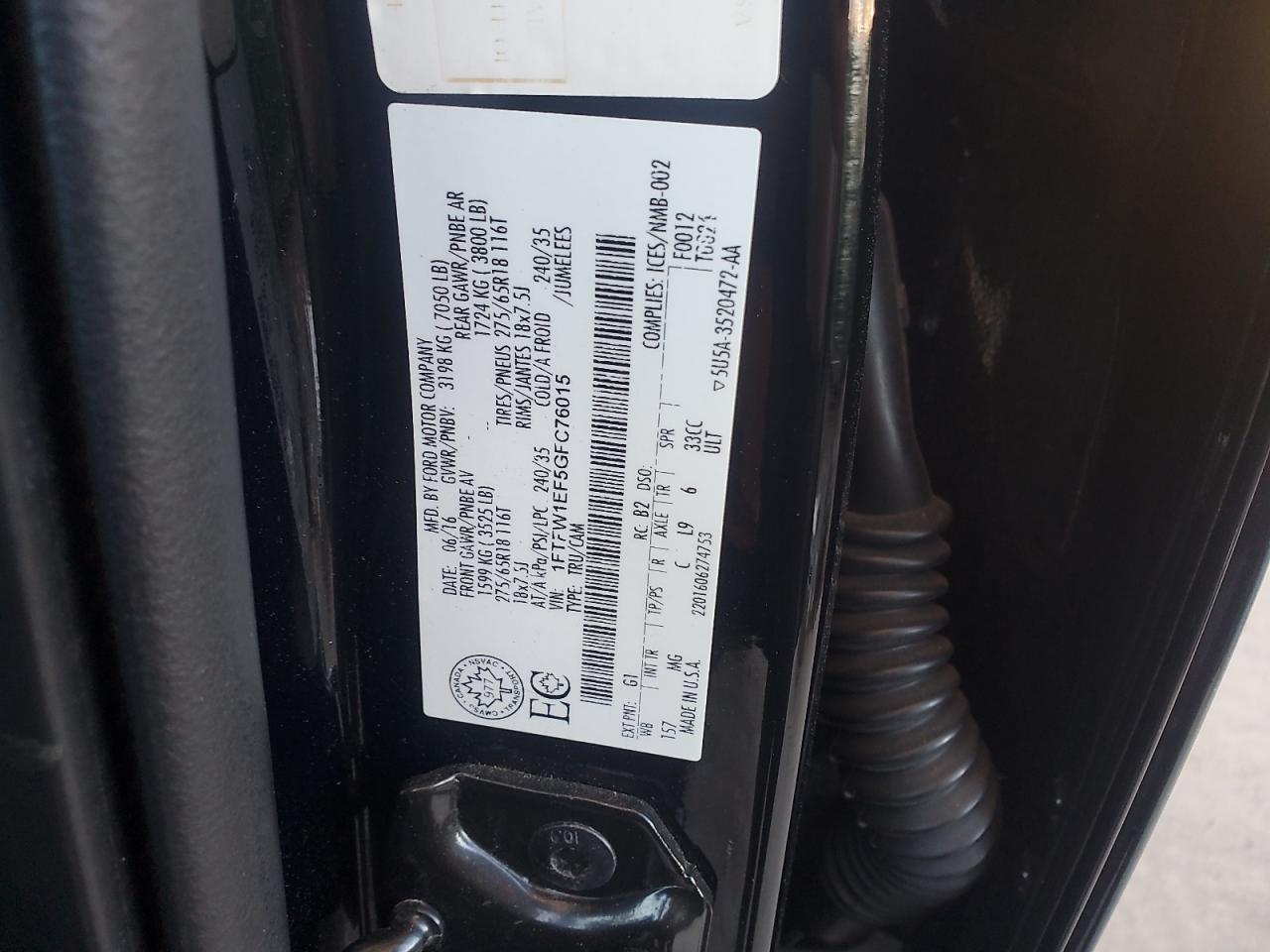 2016 FORD F-150