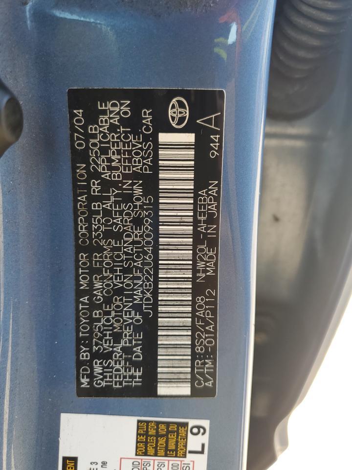 2004 TOYOTA PRIUS