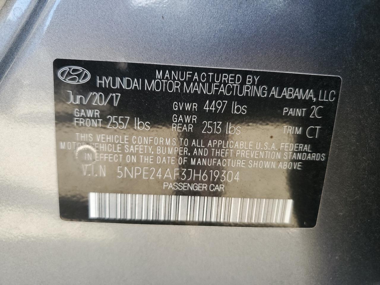 2018 HYUNDAI SONATA